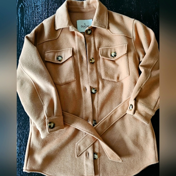 Ducie London Belted Jacket Size Medium - Picture 3 of 5